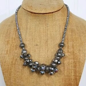 Silver Multi Bead Necklace